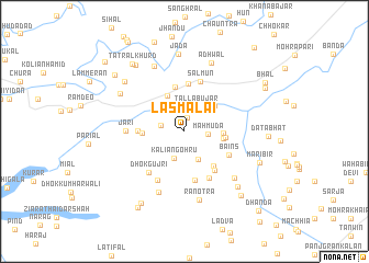 map of Las Malāi