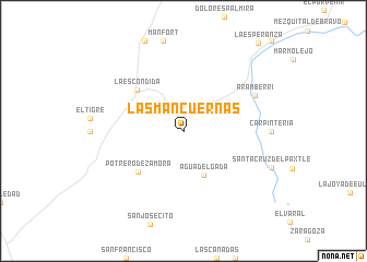 map of Las Mancuernas