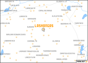 map of Las Mangas