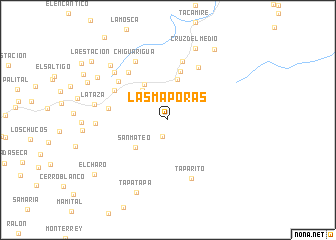 map of Las Maporas