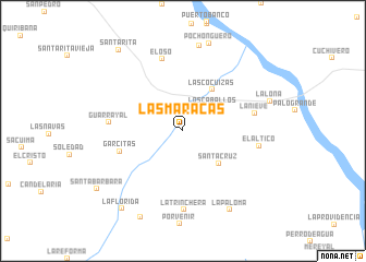 map of Las Maracas