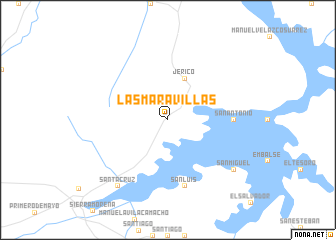 map of Las Maravillas