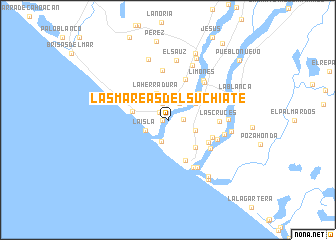 map of Las Mareas Del Suchiate