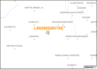 map of Las Margaritas