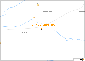 map of Las Margaritas