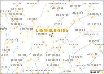 map of Las Margaritas