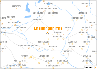 map of Las Margaritas