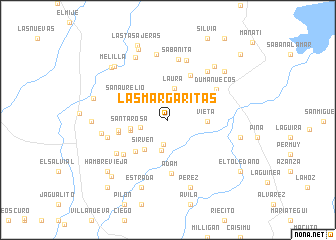 map of Las Margaritas