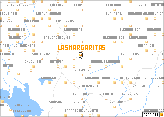 map of Las Margaritas