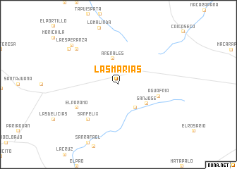 map of Las Marías