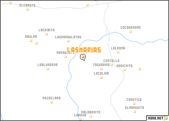 map of Las Marías