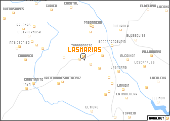 map of Las Marias