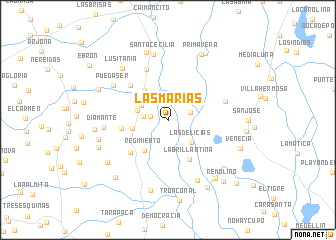 map of Las Marías