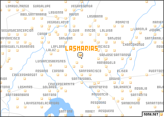 map of Las Marías