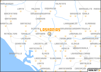 map of Las Marías