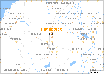 map of Las Marías