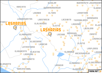 map of Las Marías