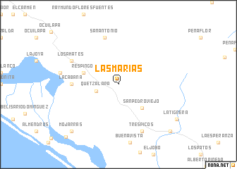 map of Las Marías