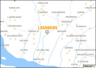 map of Las Marías