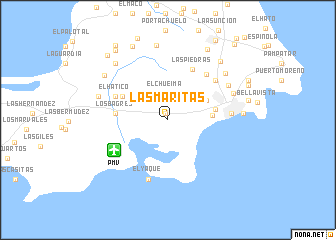 map of Las Maritas