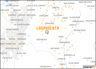 map of Las Mascota