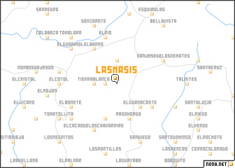 map of Las Masís