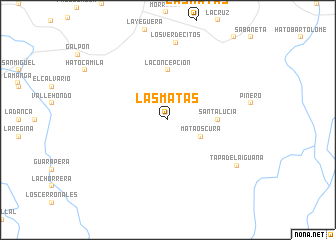 map of Las Matas