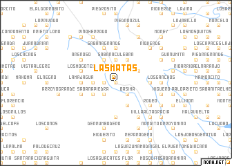 map of Las Matas