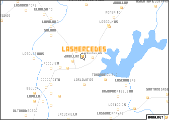 map of Las Mercedes