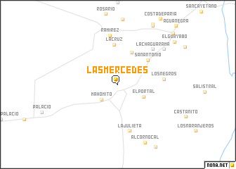 map of Las Mercedes