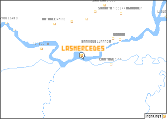 map of Las Mercedes