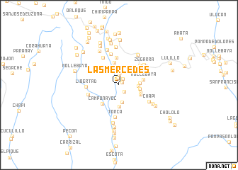 map of Las Mercedes