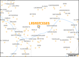 map of Las Mercedes