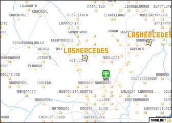 map of Las Mercedes