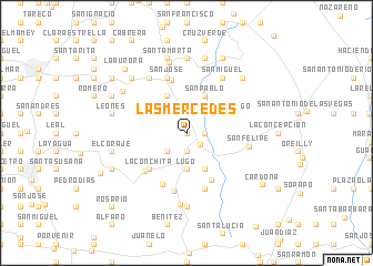 map of Las Mercedes