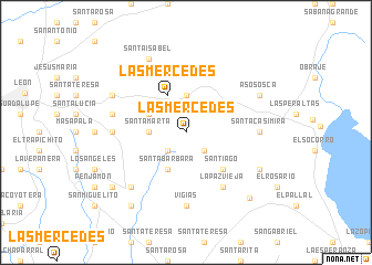 map of Las Mercedes