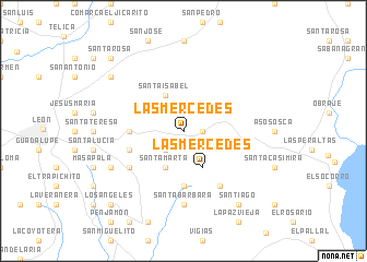 map of Las Mercedes