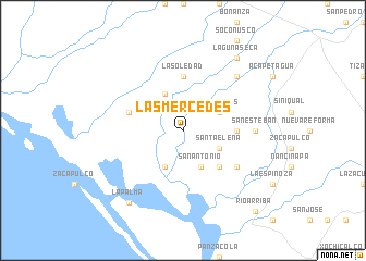 map of Las Mercedes