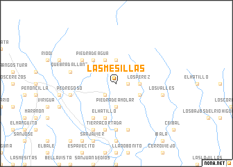 map of Las Mesillas