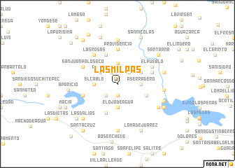 map of Las Milpas