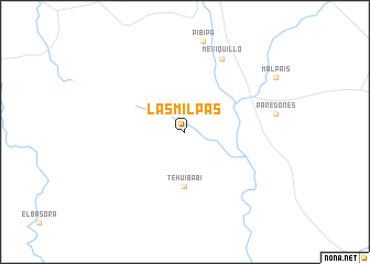 map of Las Milpas