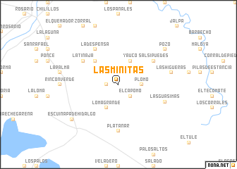 map of Las Minitas