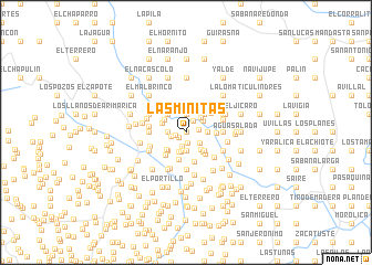 map of Las Minitas