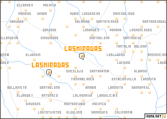 map of Las Miradas