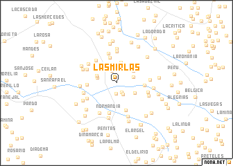 map of Las Mirlas