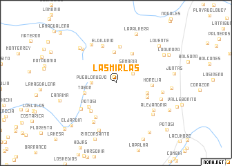 map of Las Mirlas