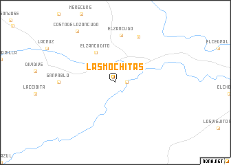 map of Las Mochitas