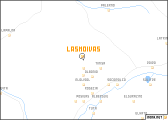 map of Las Moivas