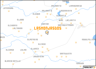 map of Las Monjas Dos