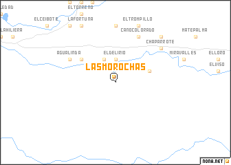 map of Las Morochas